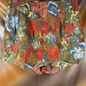 Vintage Floral High Waist men’s‎ bespoke swimming Shorts 32” waist Kk